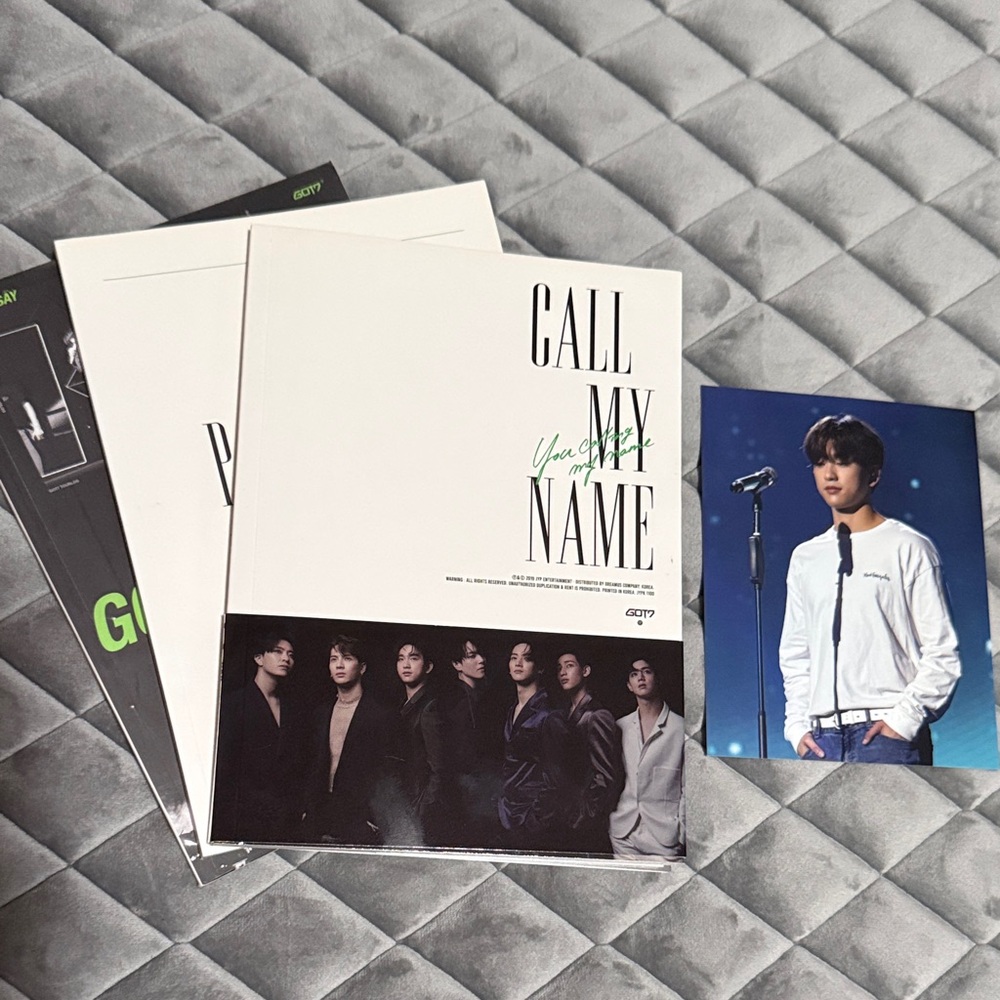 GOT7 'Call My Name' Album with postcard and tourlog / photo essays